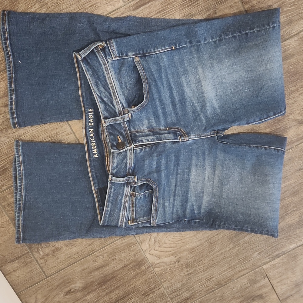 American Eagle low rise  boot cut jeans